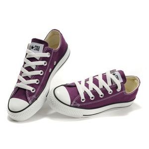 Purple Converse Chuck Taylor All Star Low Tops